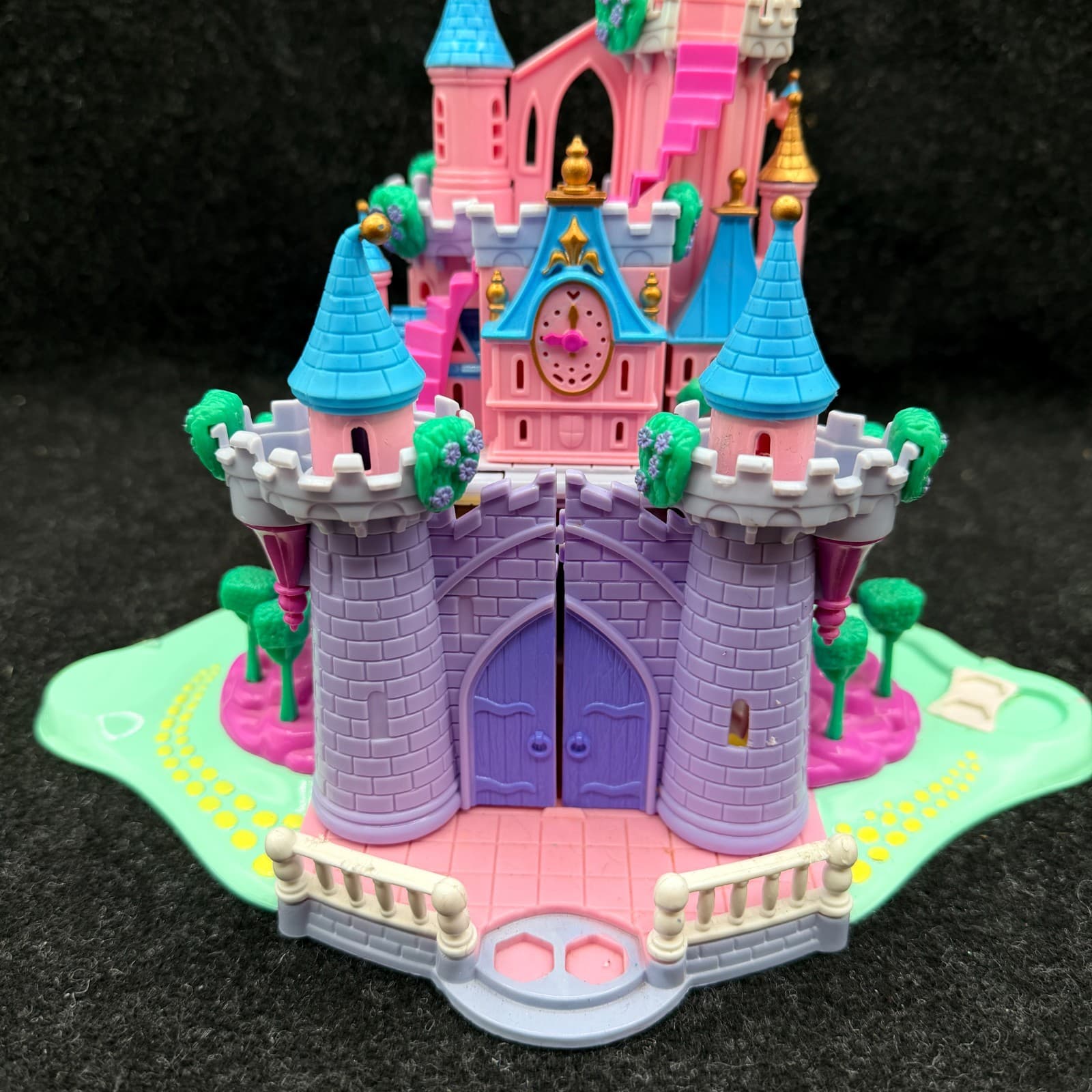 Bluebird 1995 Disney Polly Pocket Cinderella Castle Working No Figures - Thumbnail 2