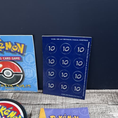 Vintage 2000 Wizards of the Coast Pokémon Unused Unpunched Counters & other - Thumbnail 5