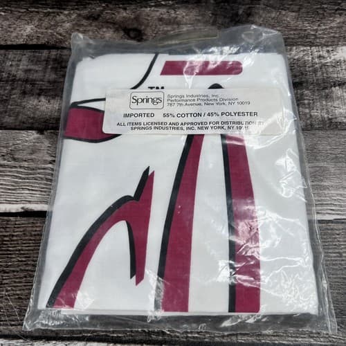 Vintage 90's Springs Industries NBA Chicago Bulls Standard Pillow Case New NOS - Thumbnail 3