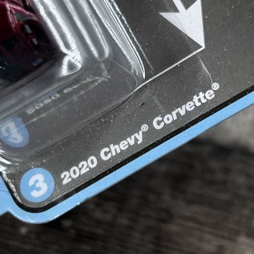 CHASE Auto World 1/64 2020 Chevy Corvette Diecast Models Car Collection Red - Thumbnail 3