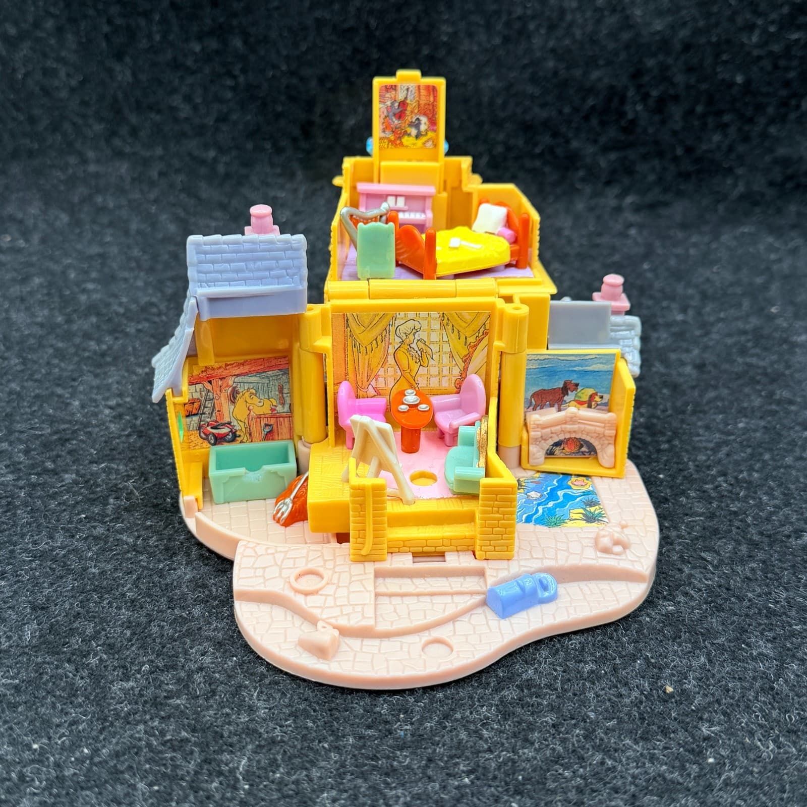 Vintage 1996 Polly Pocket Bluebird Disney The Aristocats Duchess Thomas Toulouse - Thumbnail 6