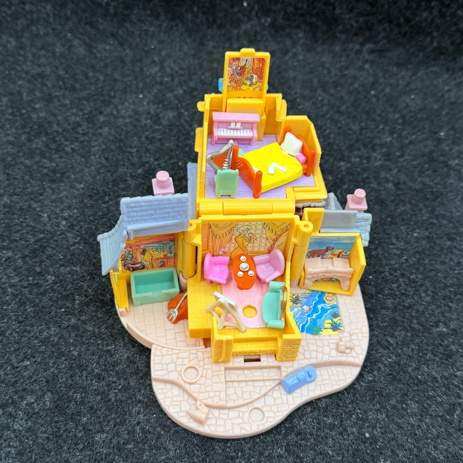 Vintage 1996 Polly Pocket Bluebird Disney The Aristocats Duchess Thomas Toulouse - Thumbnail 7