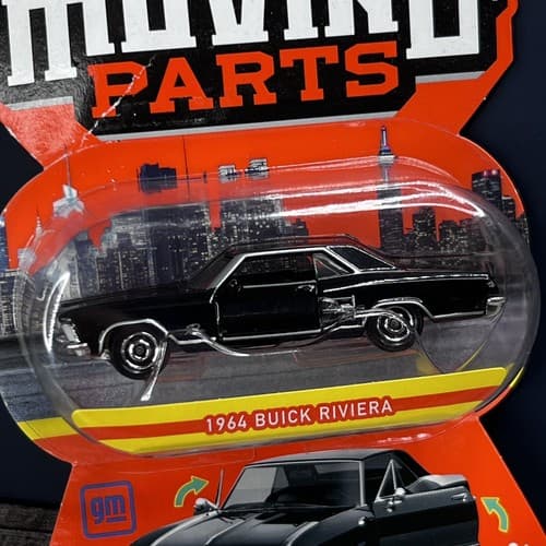 2023 Matchbox Moving Parts #19 1964 Buick Riviera REGAL BLACK | FSC - Thumbnail 2