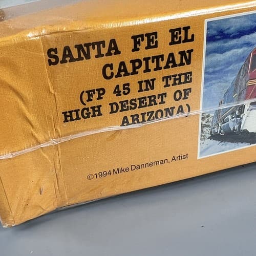 VTG 1994 FX Schmid Santa Fe El Capitan Arizona High Desert Train 1000 Pcs Puzzle - Thumbnail 8