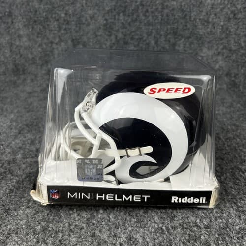Riddell Mini Helmet Los Angels Rams Signed By Zach Evans #21 NO COA - Thumbnail 3