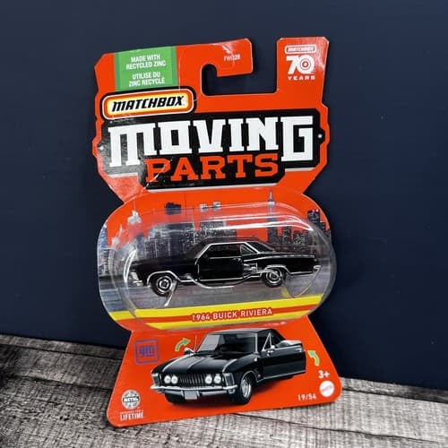 2023 Matchbox Moving Parts #19 1964 Buick Riviera REGAL BLACK | FSC