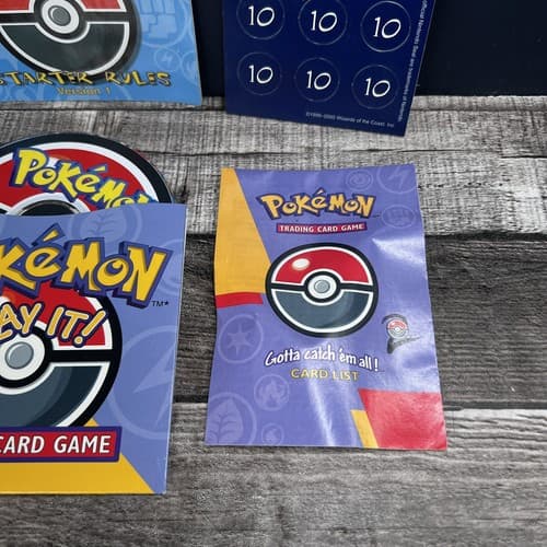 Vintage 2000 Wizards of the Coast Pokémon Unused Unpunched Counters & other - Thumbnail 4