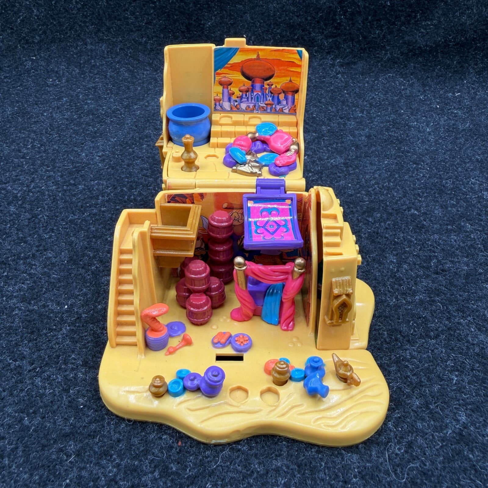 Polly Pocket Vintage Bluebird 1995 Disney Aladdin Agrabah Marketplace - Thumbnail 9