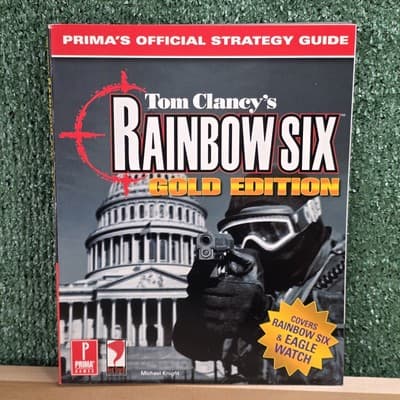 RAINBOW SIX Game Strategy Guide Gold Edition Official Prima Book Tom Clancy PC