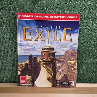Myst III 3 Exile Prima's Official Strategy Guide Book & Game Manual 2001 PC