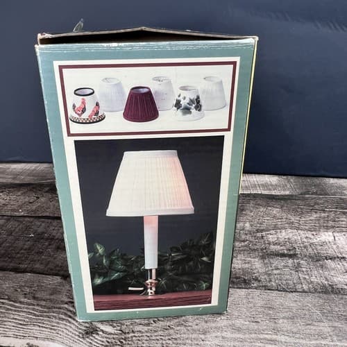Electric Welcome Candle Lamps 6 Pack Brass Base Bulbs Included Extra Long Cords - Thumbnail 6