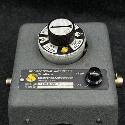 RF DIRECTIONAL WATTMETER MODEL NO: 502-120-G3 Struthers Untested - Thumbnail 12