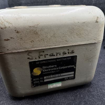 RF DIRECTIONAL WATTMETER MODEL NO: 502-120-G3 Struthers Untested - Thumbnail 18