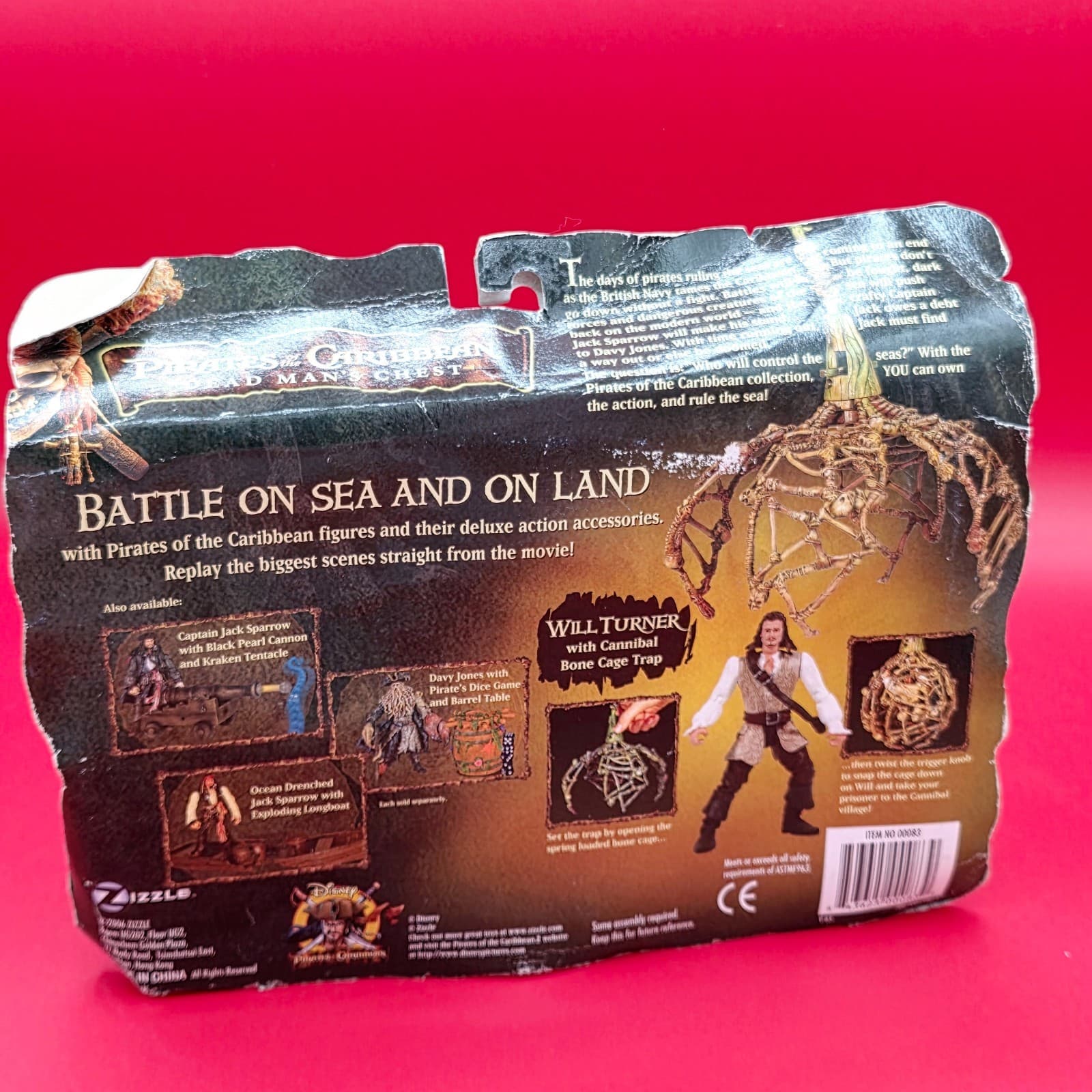 Pirates of the Caribbean Dead Man's Chest Deluxe Will Turner & Bone Cage Trap - Thumbnail 2