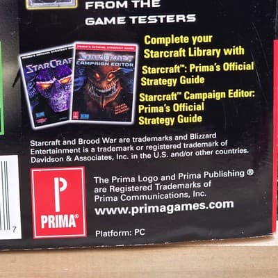 StarCraft Expansion Set: Brood War: Primas Official Strategy Guide PC - Thumbnail 3