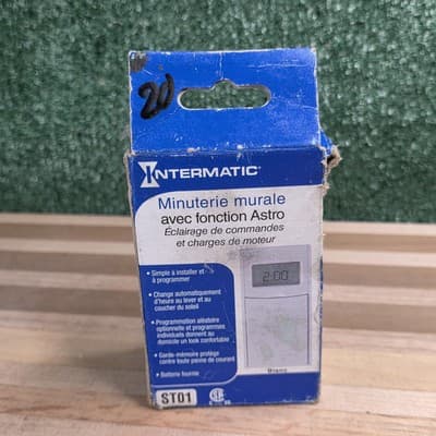 NIB Intermatic ST01 Digital In Wall Timer 7-Day Programmable Astro Feature White - Thumbnail 5