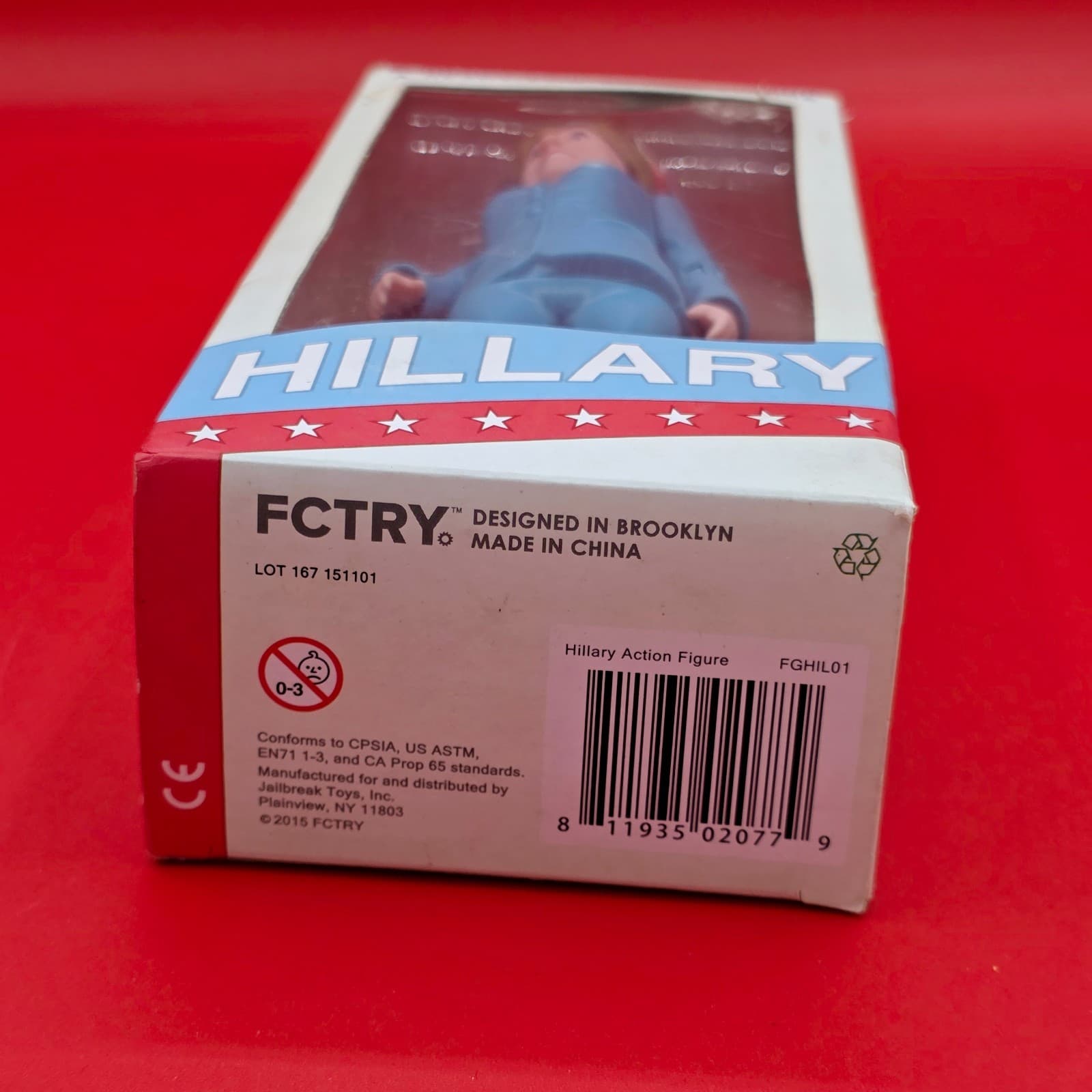 Hillary Clinton 6 Inch Action Figure by FCTRY New in Box - Thumbnail 3