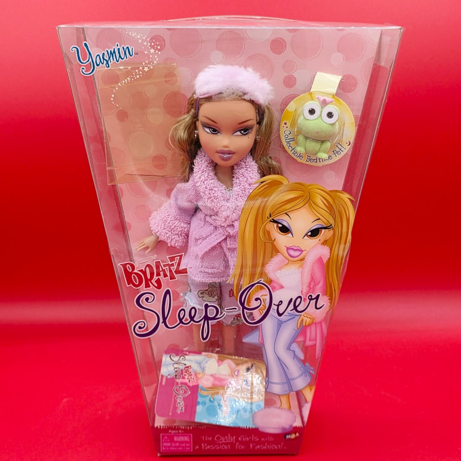 Vintage 2002 Y2K Bratz Fashion Doll Sleep-over Yasmin blonde hair
