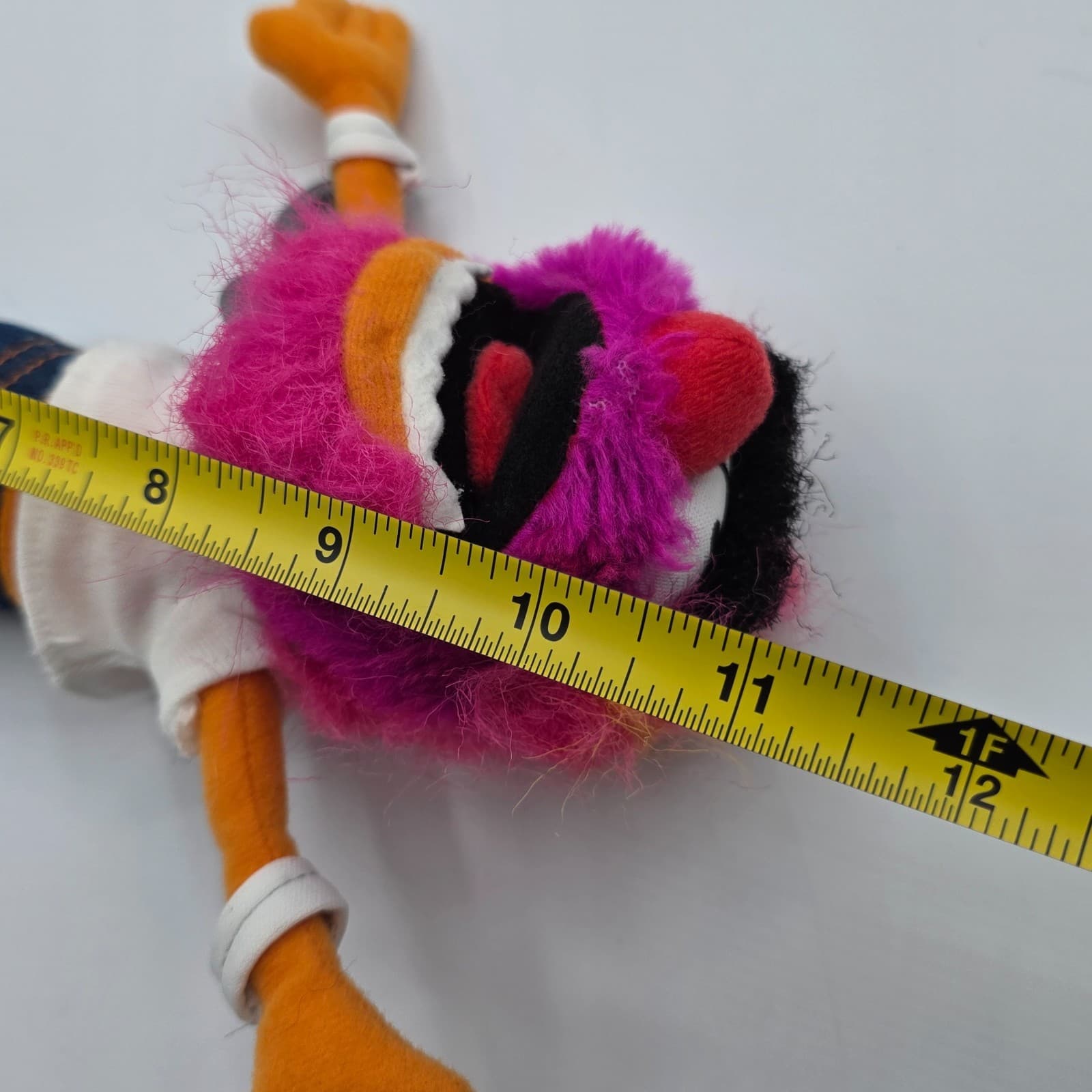 The Muppets Animal 10" Plush Jim Henson Doll Sababa 2004 Collar - Thumbnail 4