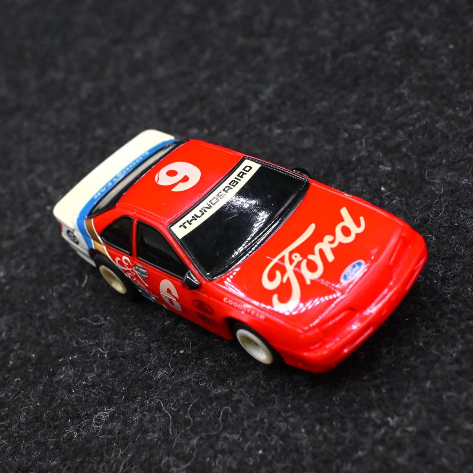Tomy Aurora AFX HO Slot Car #6 Ford Thunderbird Stock Car Vintage - Thumbnail 6