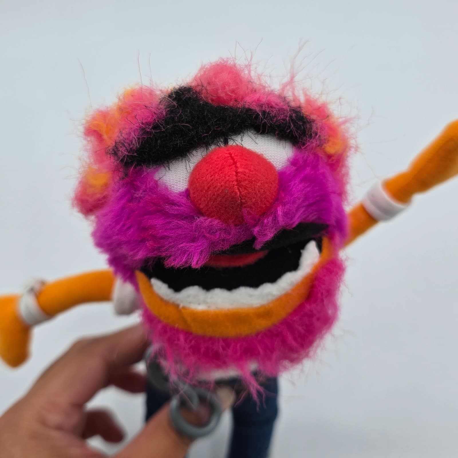 The Muppets Animal 10" Plush Jim Henson Doll Sababa 2004 Collar - Thumbnail 8