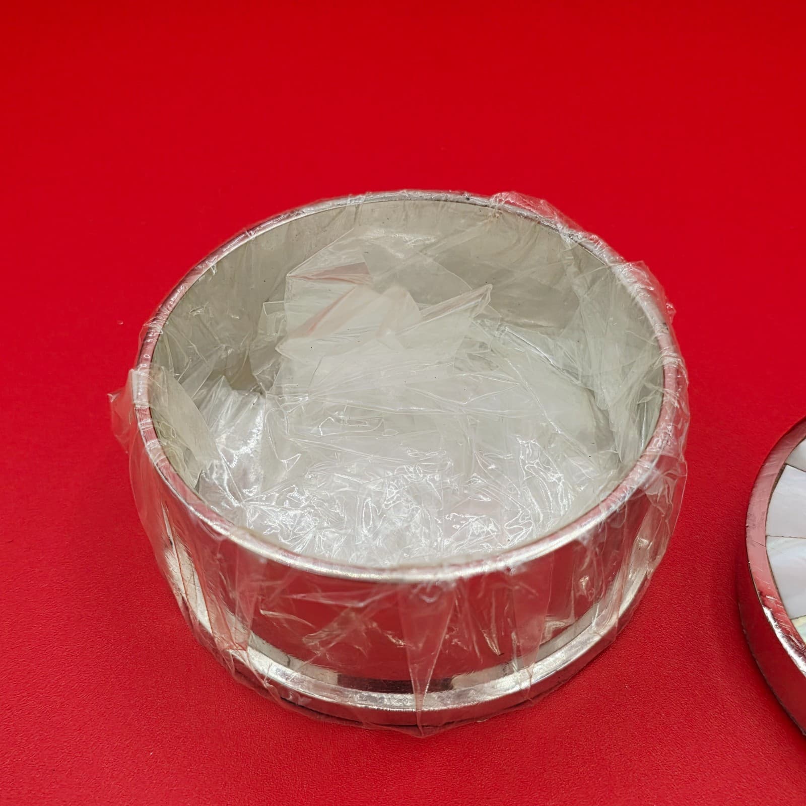 Random Scent Ralph Lauren Mother of Pearl Trinket Candle Dish Keepsake - Thumbnail 7