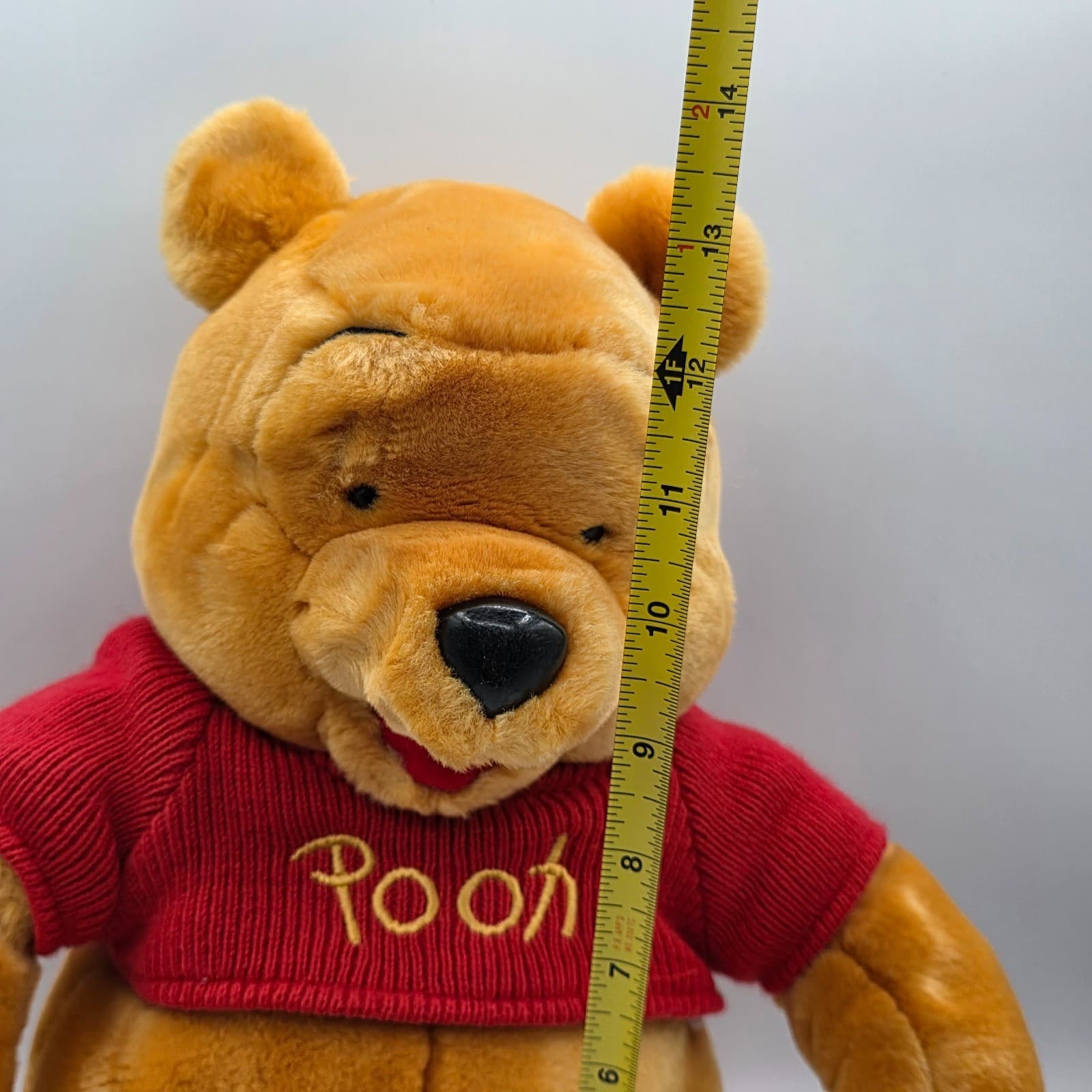 Vintage Disney Winnie the Pooh Sitting Pooh Plush 13" - Thumbnail 8