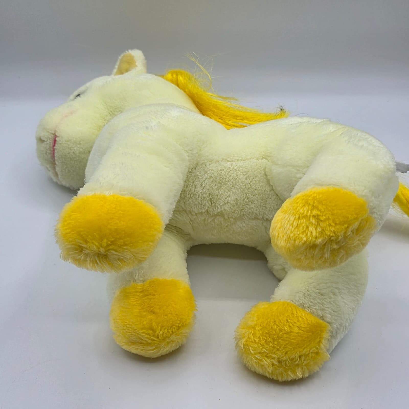 Vintage Commonwealth 9.5" Plush Yellow Pony’s Stuffed Animal Toy - Thumbnail 4