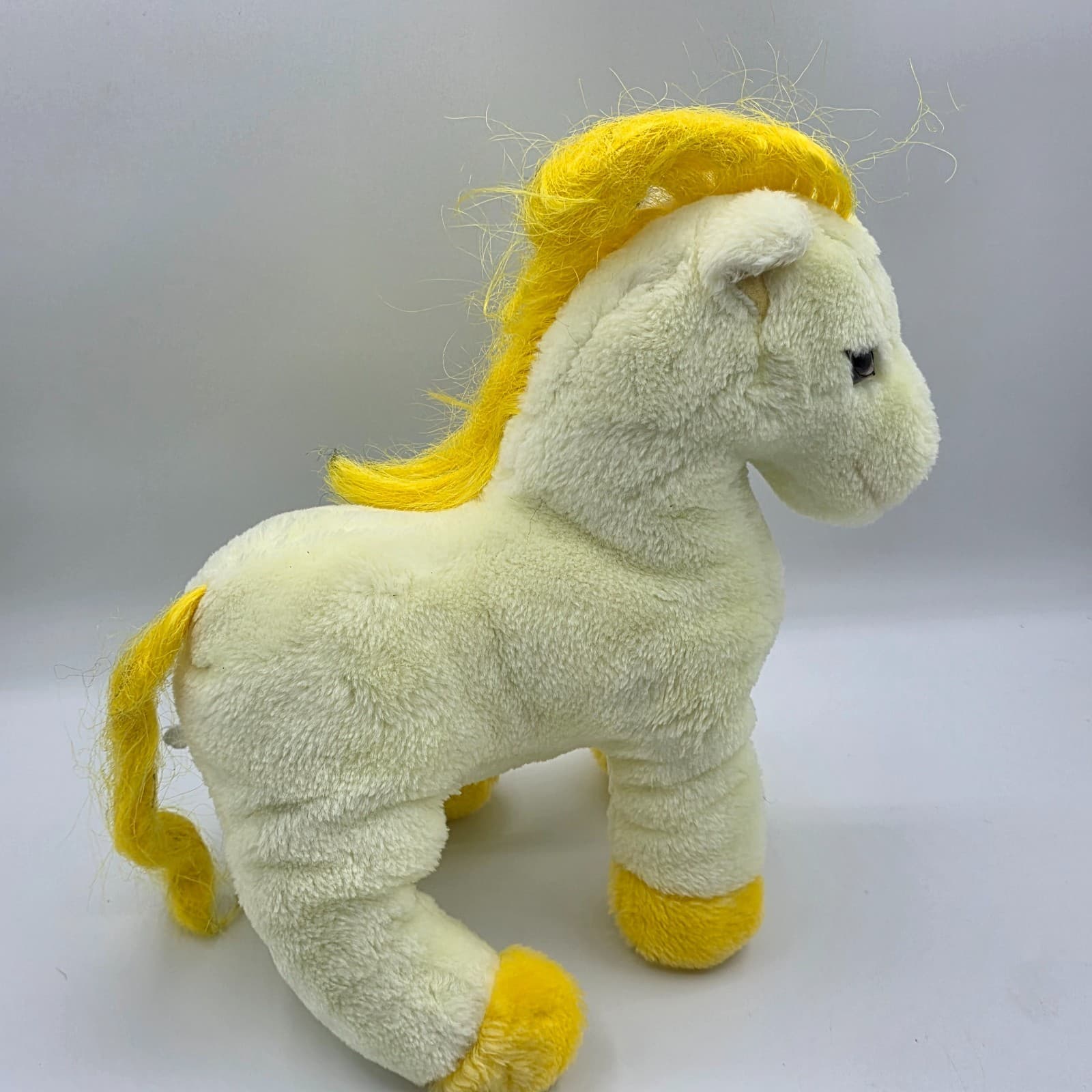 Vintage Commonwealth 9.5" Plush Yellow Pony’s Stuffed Animal Toy - Thumbnail 7