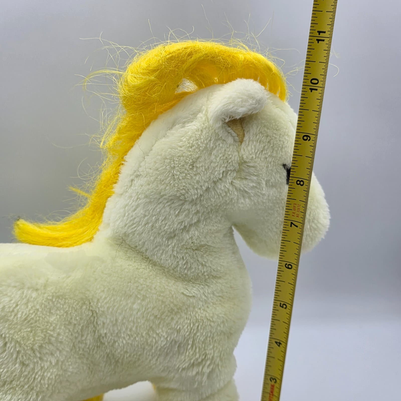 Vintage Commonwealth 9.5" Plush Yellow Pony’s Stuffed Animal Toy - Thumbnail 6