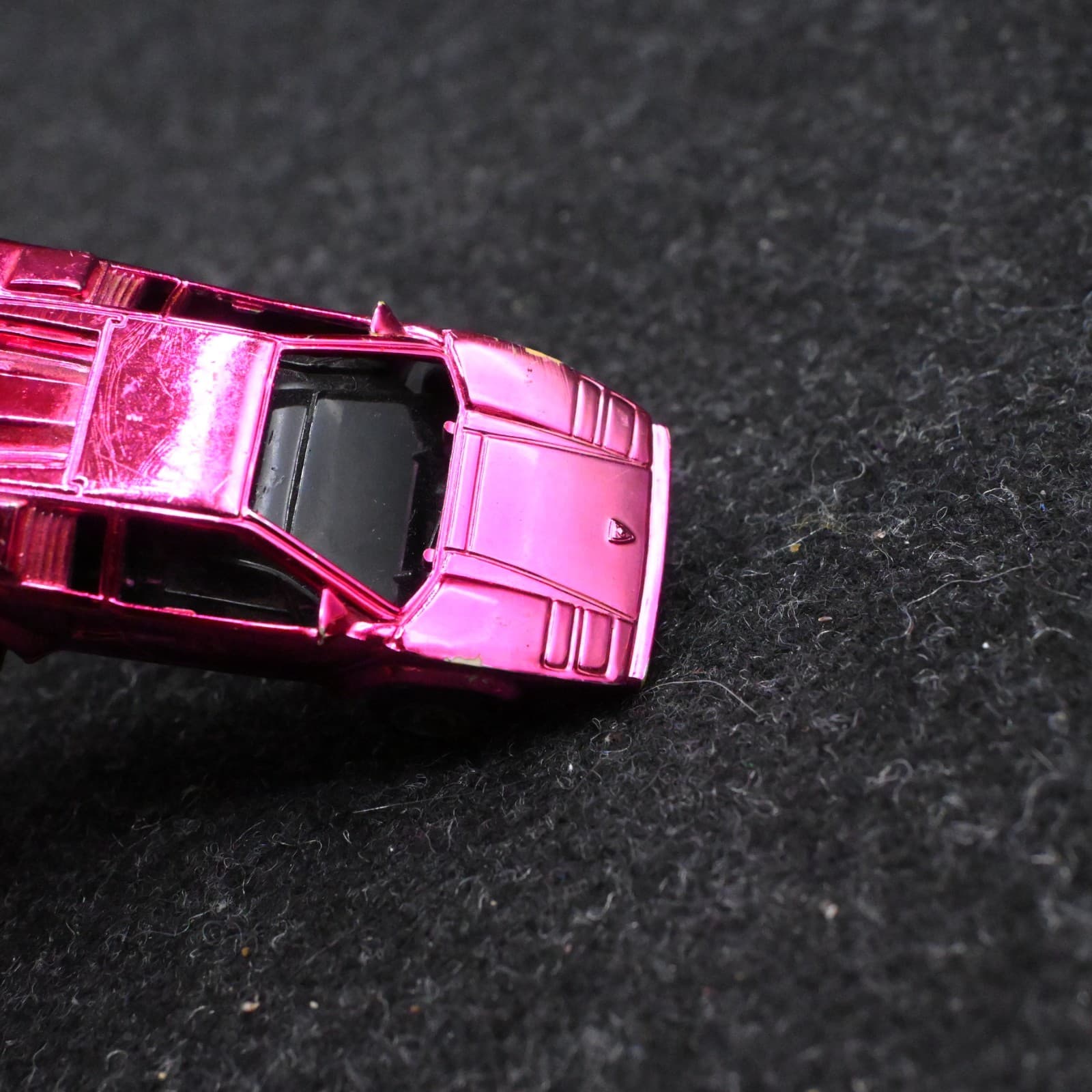 TYCO 1993 Lamborghini Countach RARE "CHROME PINK" run on AFX AURORA Slot Car - Thumbnail 6
