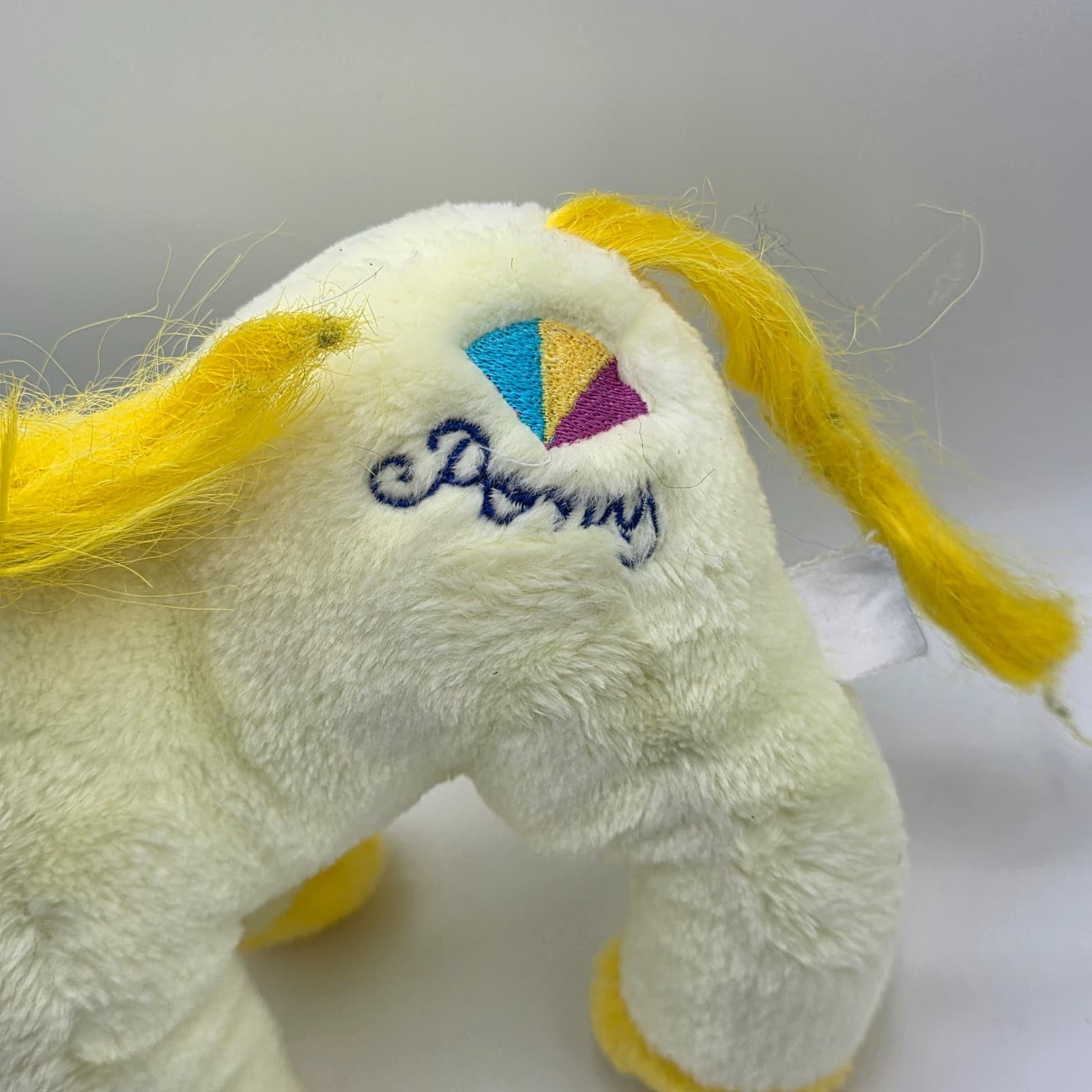 Vintage Commonwealth 9.5" Plush Yellow Pony’s Stuffed Animal Toy - Thumbnail 2