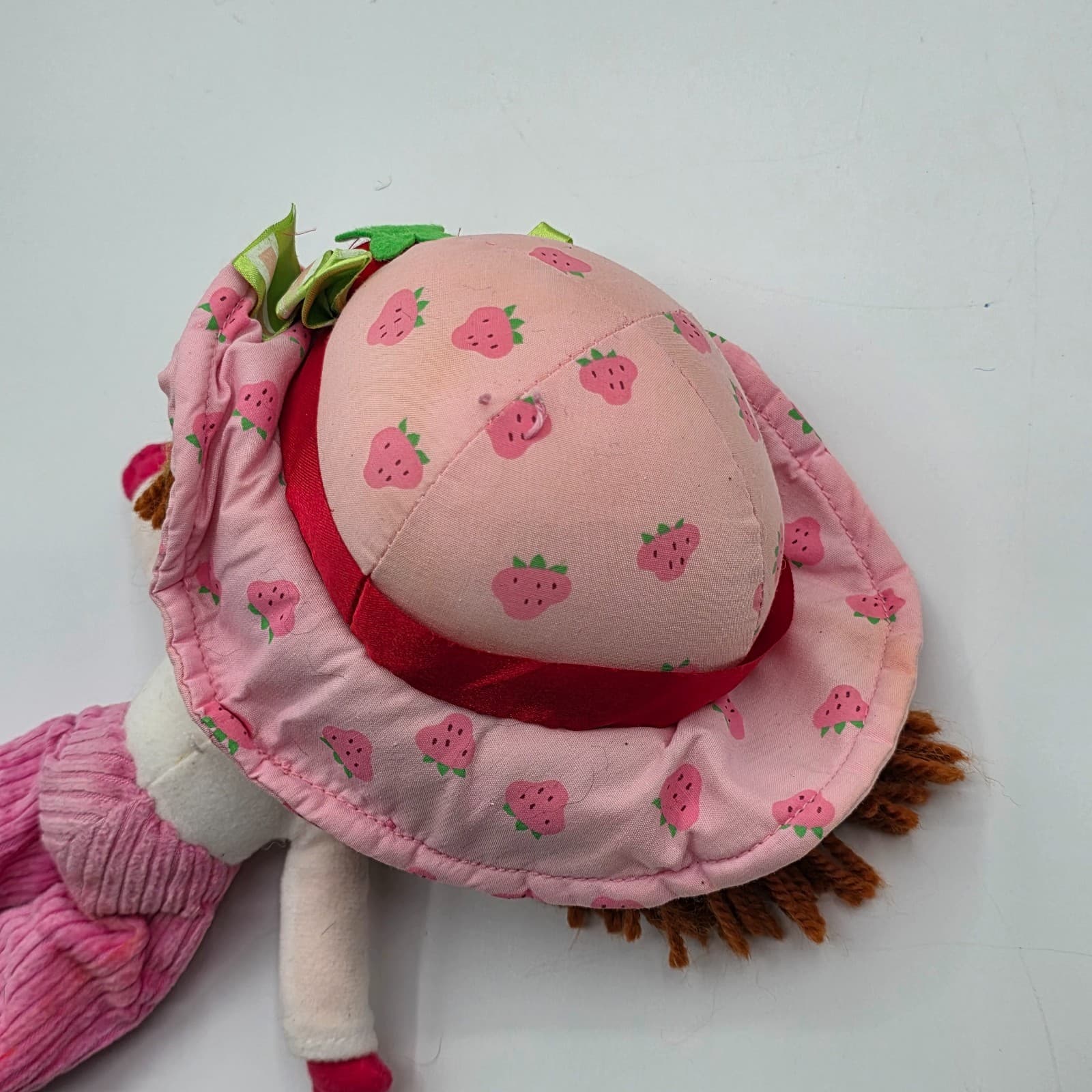 Strawberry Shortcake rag doll 11" tall made by BAN DAI - Thumbnail 6