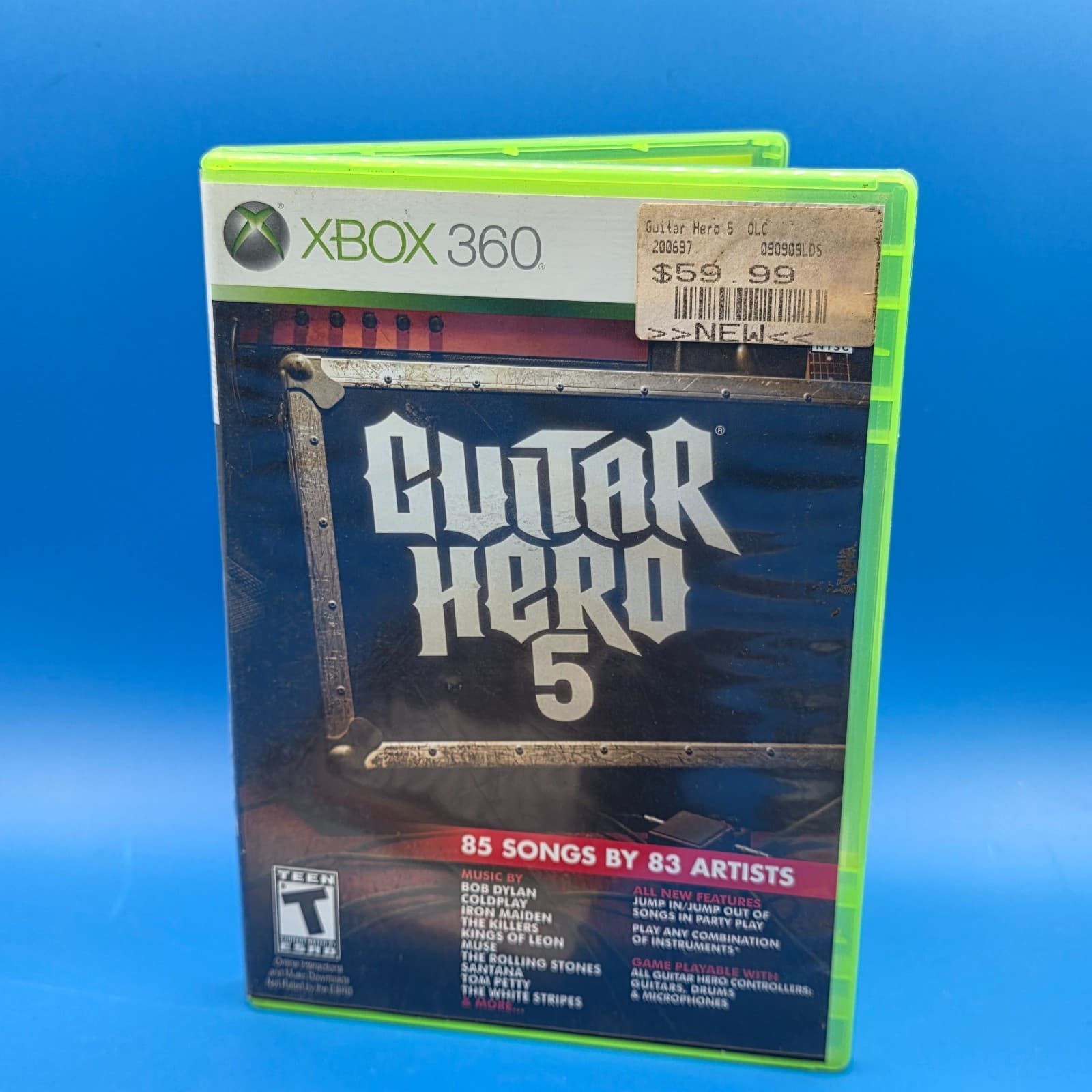 Guitar Hero 5 Xbox 360 2009 Complete CIB w/ Manual - Thumbnail 4