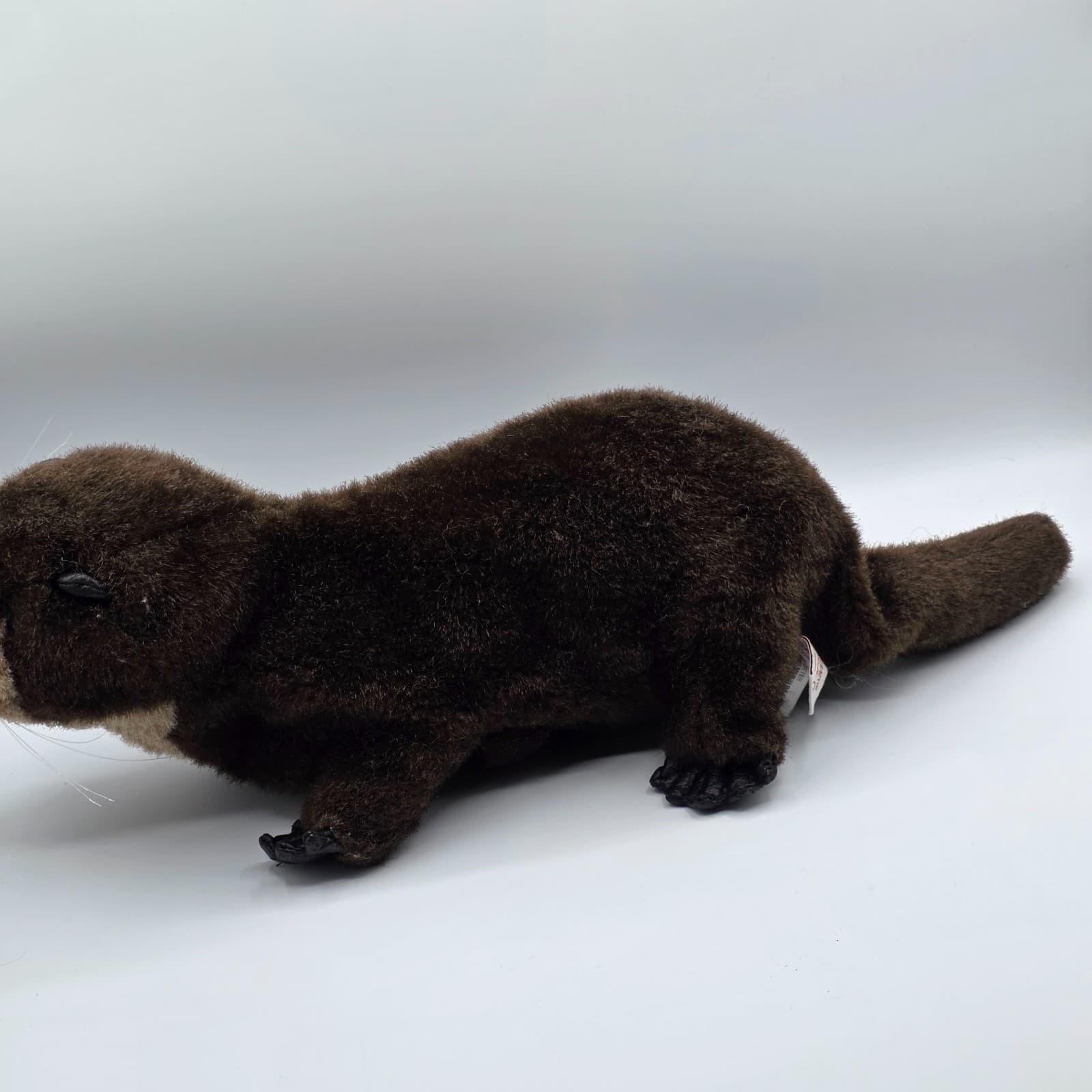 FOLKMANIS HAND PUPPET BROWN RIVER OTTER FULL BODY - 18" LONG - Thumbnail 6