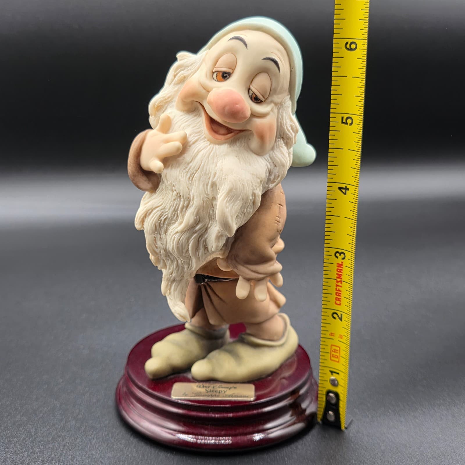 Walt Disney’s Sleepy By Giuseppe Armani Figurines 915C Made In Italy No Box - Thumbnail 11