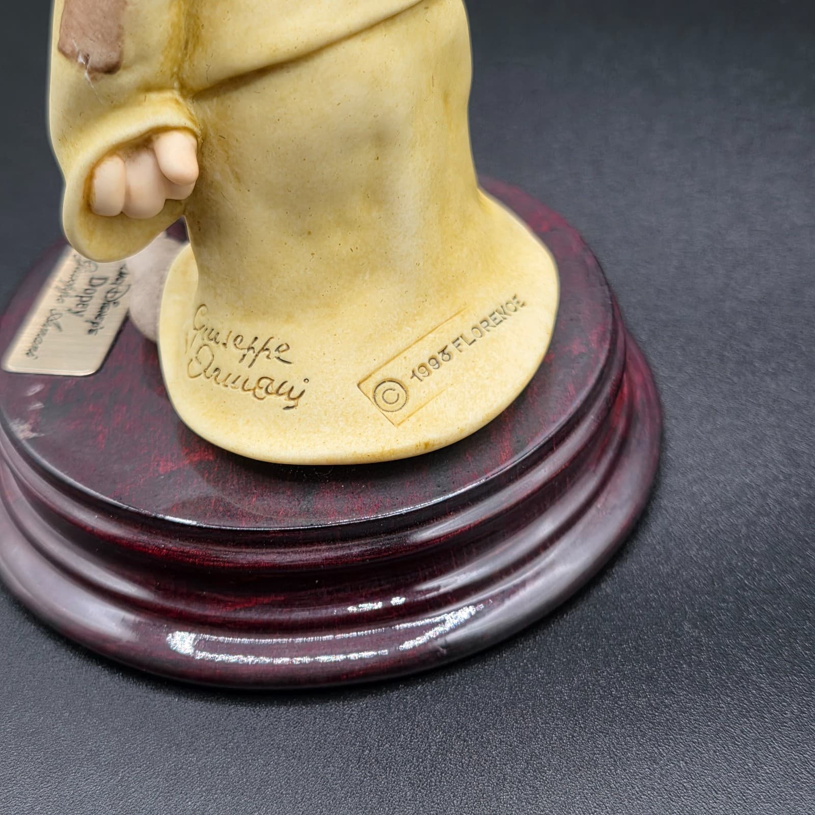 1993 Giuseppe Armani Walt Disney Dopey Dwarf Dwarves Hand Painted Figurine Italy - Thumbnail 5