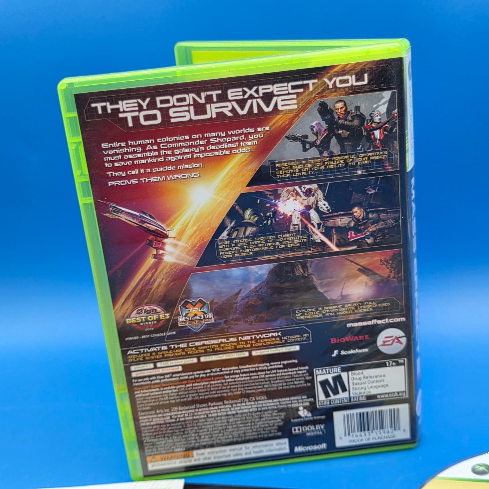 Mass Effect 2 (Xbox 360) White Label CIB COMPLETE & TESTED - Thumbnail 3