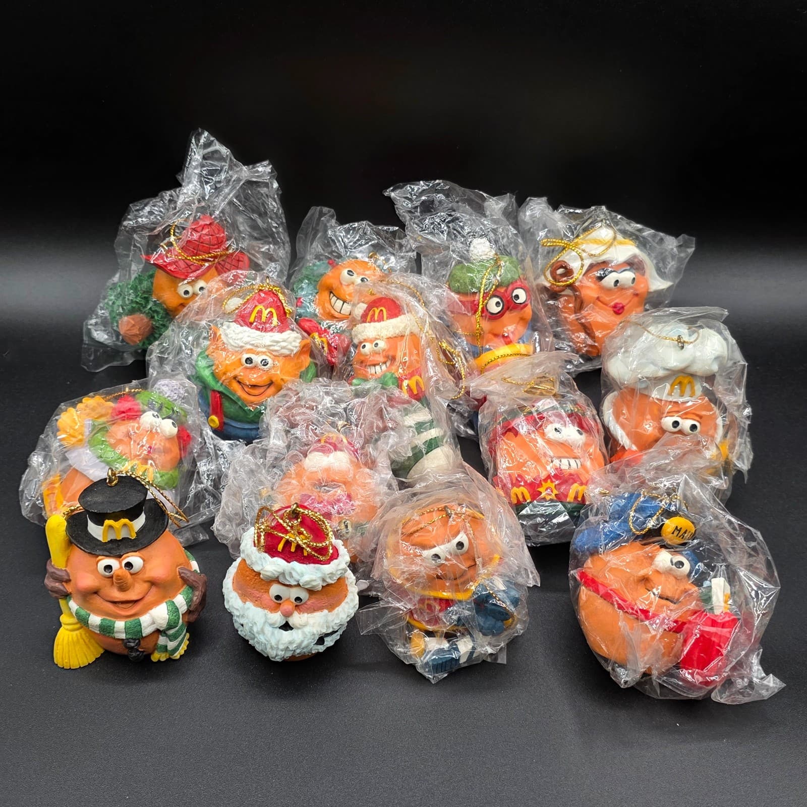 Bundle of 15 Vintage McDonalds "A Merry McNugget Christmas" Ornaments - Thumbnail 4