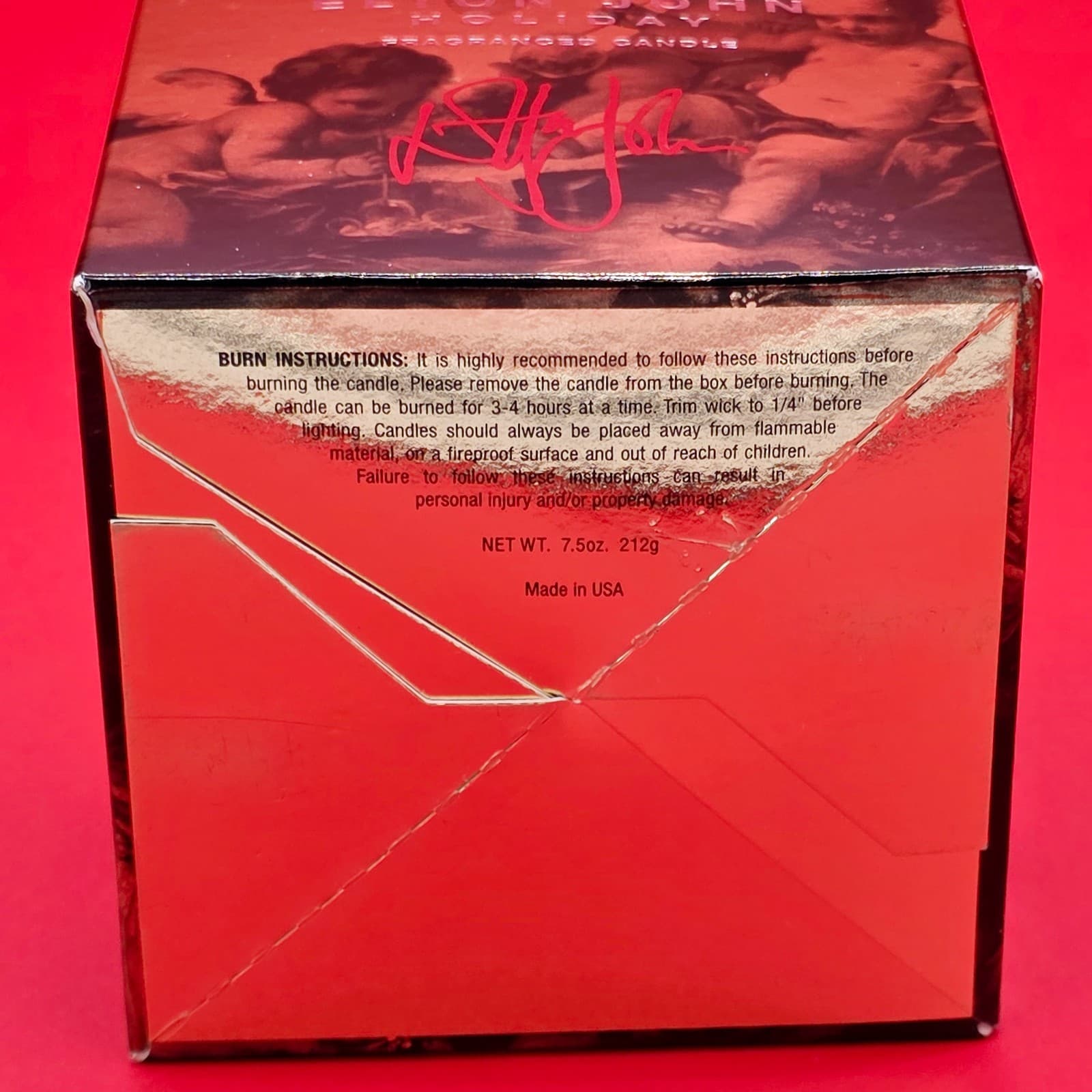 Sir Elton John Holiday Scented Cancle 7.5oz NEST Fragrance. New - Thumbnail 3