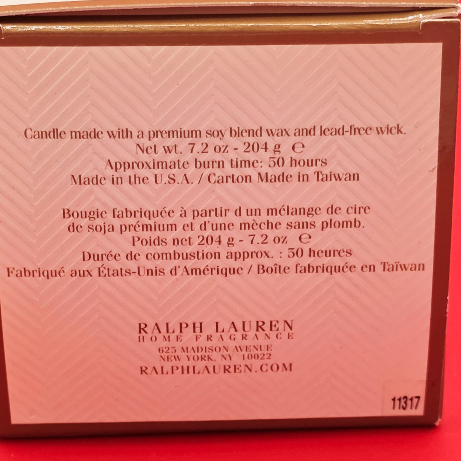 Lauren Ralph Lauren Lakeside Scented Candle 7.2 Ounces 50 Hours Burn Time U.S.A. - Thumbnail 3