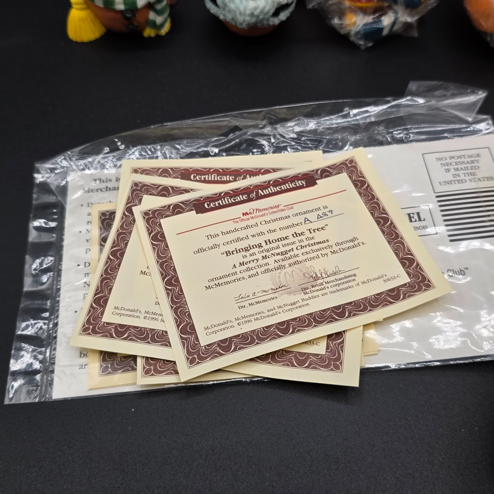 Bundle of 15 Vintage McDonalds "A Merry McNugget Christmas" Ornaments - Thumbnail 2