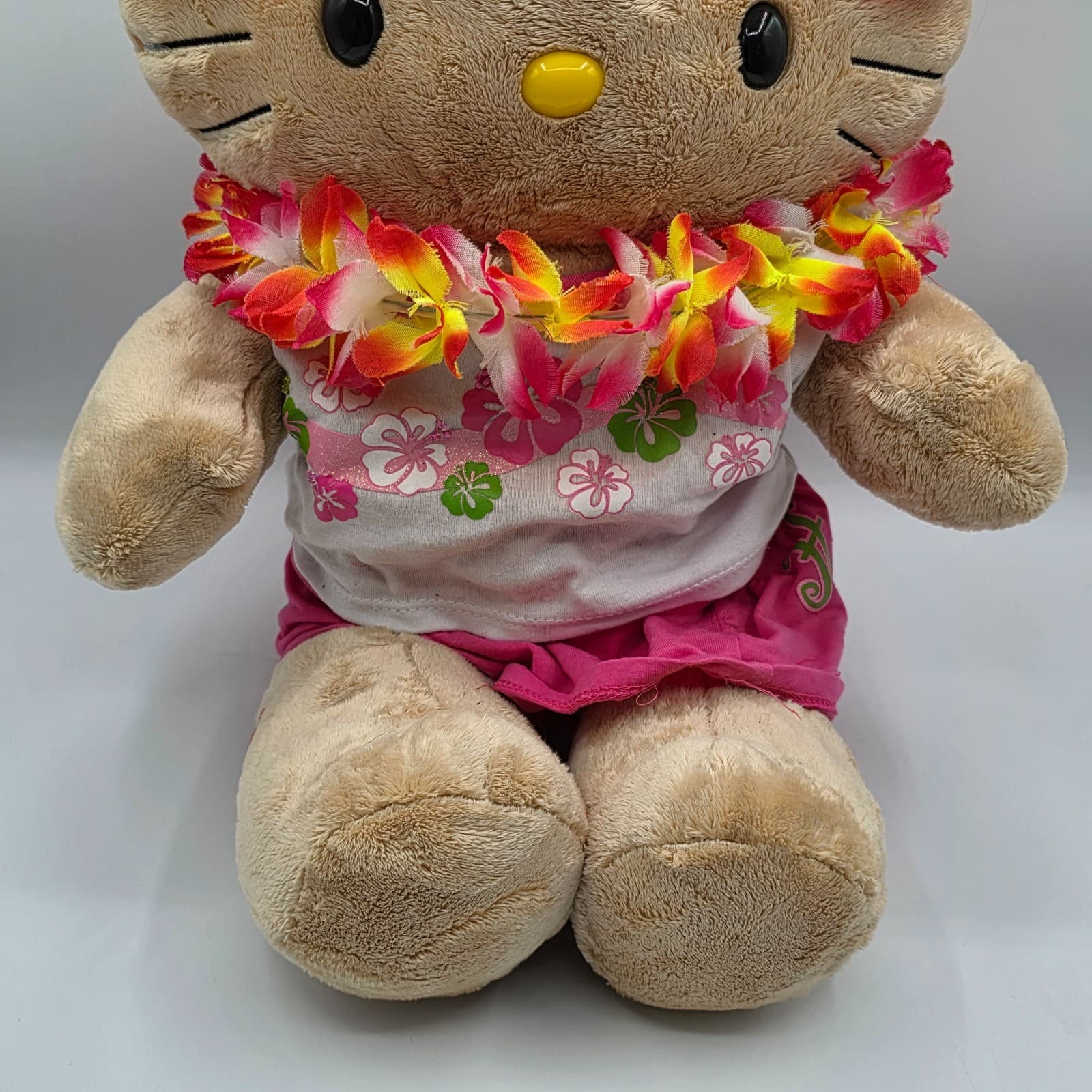Tropical Hello Kitty Build A Bear Sun-kissed Tan Plush 17” - Thumbnail 8