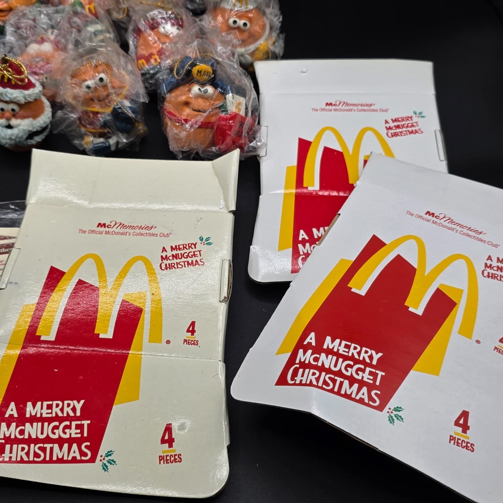 Bundle of 15 Vintage McDonalds "A Merry McNugget Christmas" Ornaments - Thumbnail 3