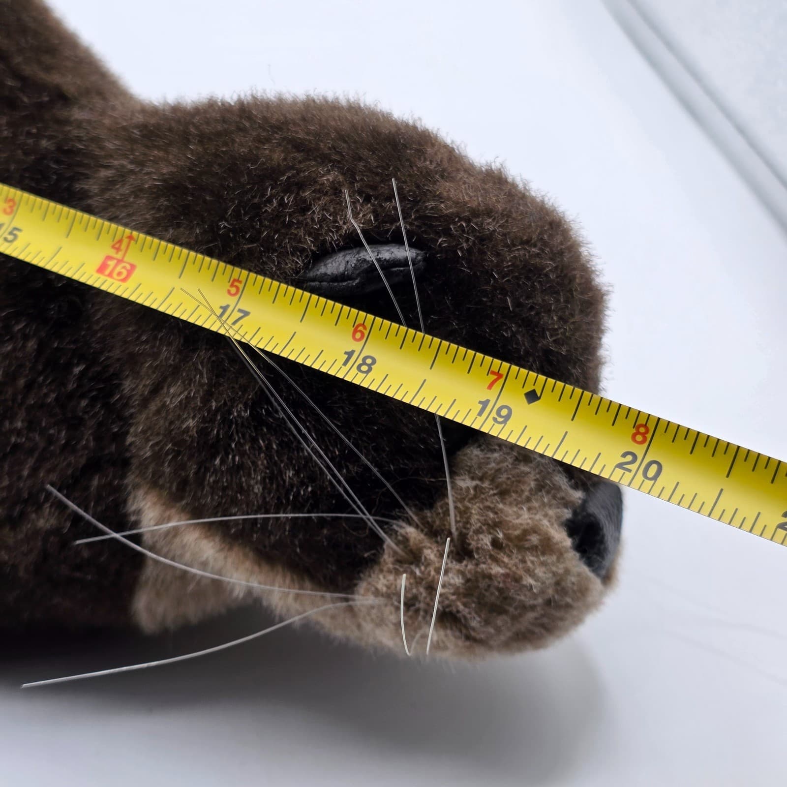 FOLKMANIS HAND PUPPET BROWN RIVER OTTER FULL BODY - 18" LONG - Thumbnail 2