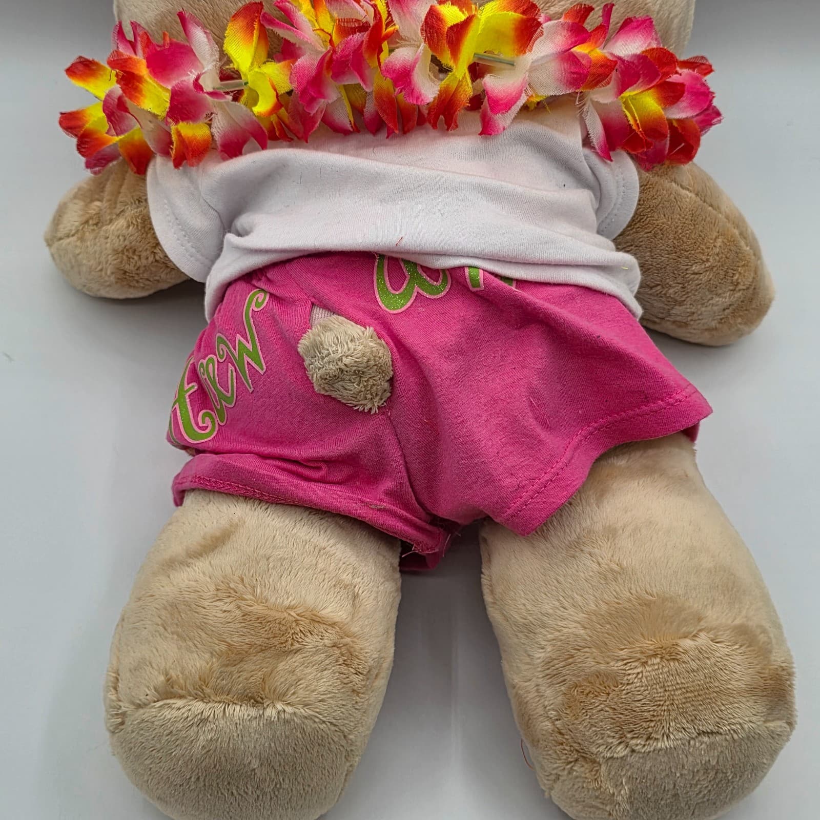 Tropical Hello Kitty Build A Bear Sun-kissed Tan Plush 17” - Thumbnail 3