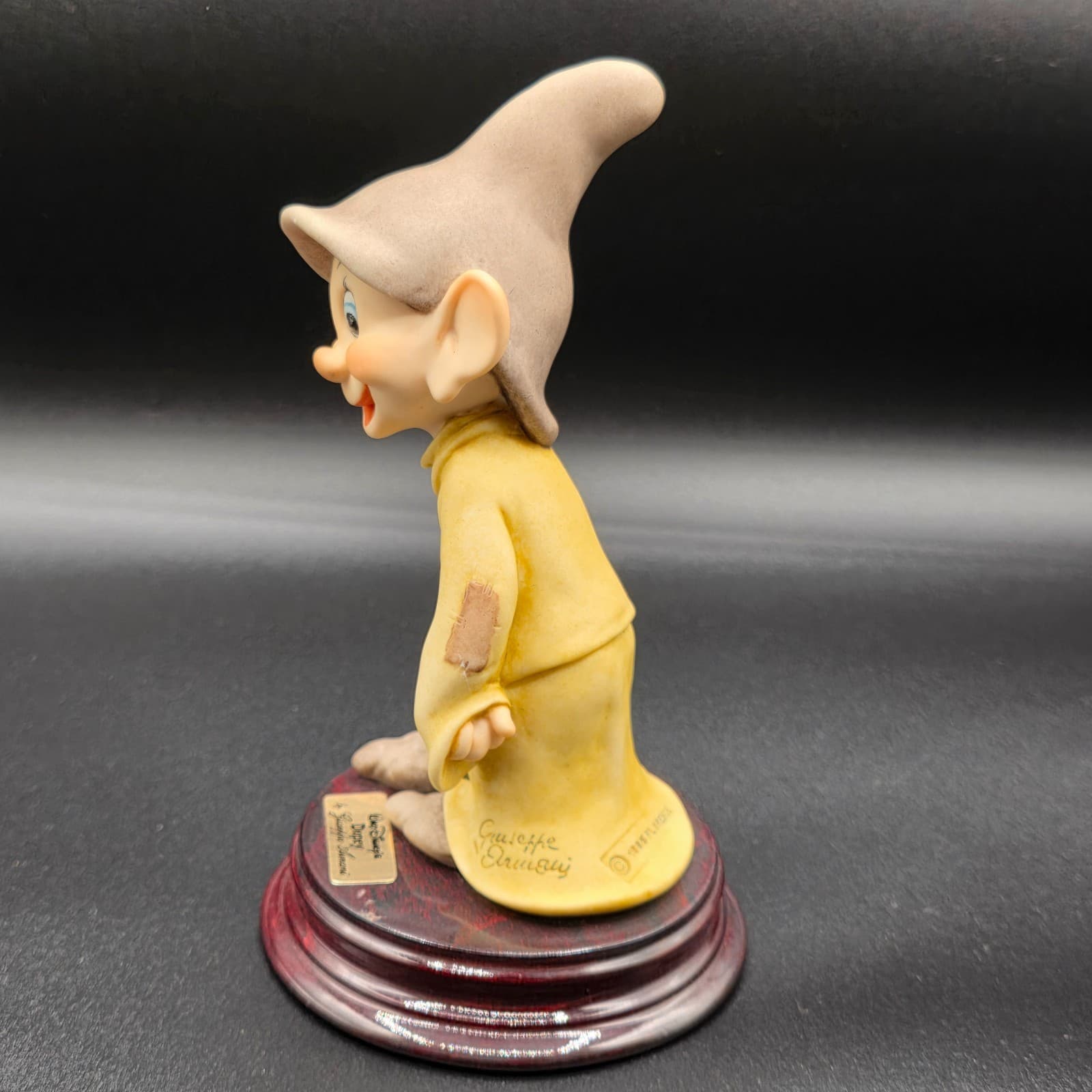 1993 Giuseppe Armani Walt Disney Dopey Dwarf Dwarves Hand Painted Figurine Italy - Thumbnail 4