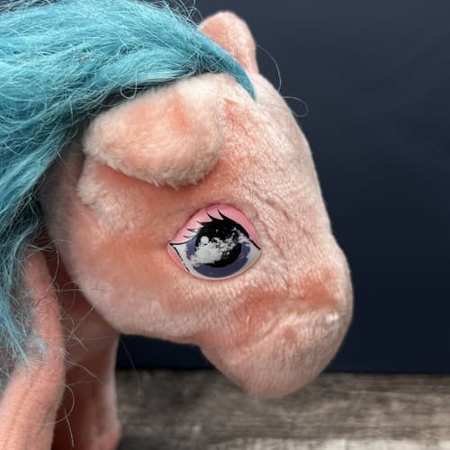 Vintage 1983 Hasbro Softies My Little Pony 9" Pink Firefly Pegasus Plush - Thumbnail 4