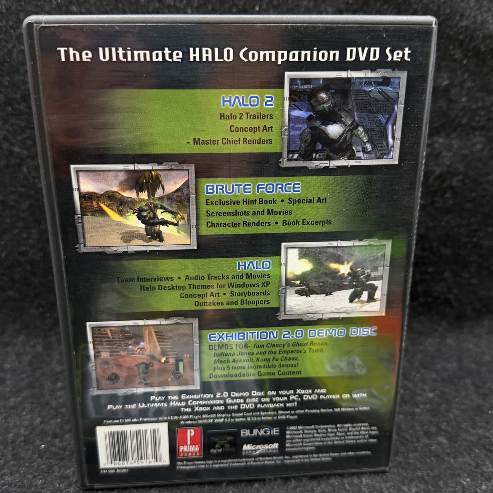 The Ultimate Halo Companion DVD Set (Microsoft Xbox) Complete 2 Disc Set CIB - Thumbnail 4