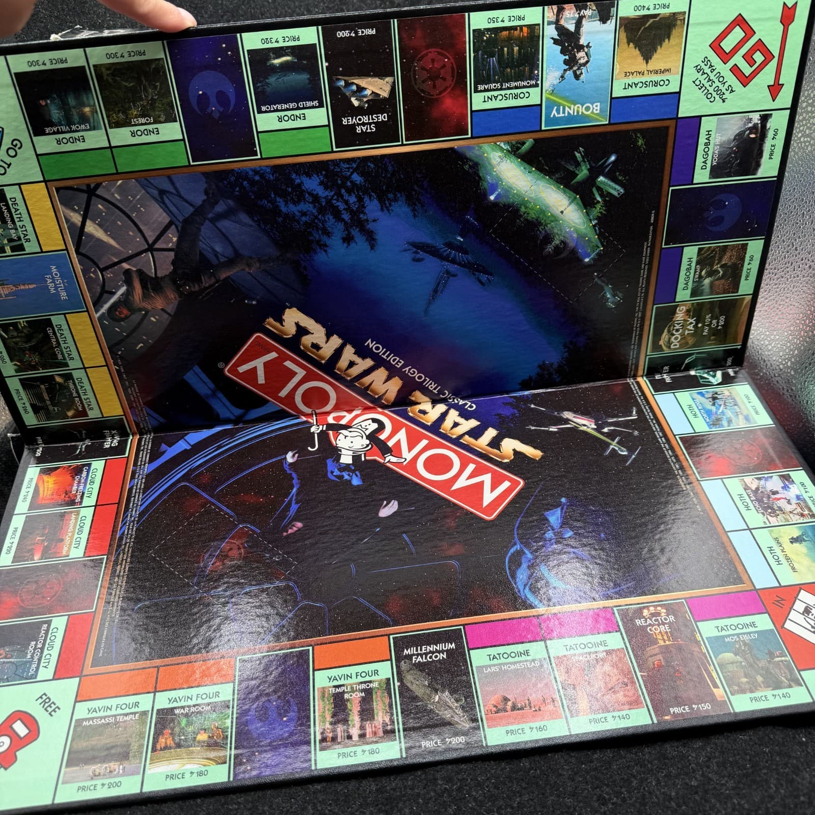 Monopoly Star Wars Classic Trilogy Edition Not Complete 1997 - Thumbnail 4
